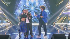 Alice Francavilla, papà Gianvito e Serena Brancale in "Serenata"