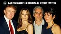 WAD: I 40 italiani nella rubrica di Jeffrey Epstein