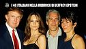 WAD: I 40 italiani nella rubrica di Jeffrey Epstein