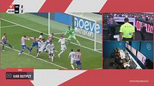 45' | Gol annullato a Lenglet (Atletico Madrid-Real Madrid 1-2)