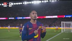 26' | Gol di Raphinha (Barcellona-Atletico Madrid 1-1)