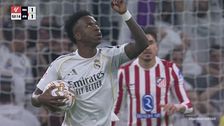 Vinicius Junior non sbaglia dal dischetto, Real-Atlético 1-1