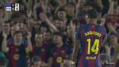Magia di Rashford da calcio di punizione, Barça-Real 1-0