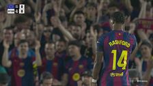 Magia di Rashford da calcio di punizione, Barça-Real 1-0