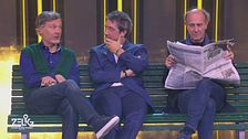 Ale, Franz e Paolo Ruffini sulla panchina