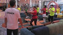 Omer Elomari guida l'allenamento settimanale