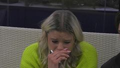 Un momento di sconforto per Grazia Kendi e Giulia Soponariu