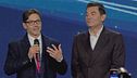 L'incontro di Pier Silvio Berlusconi e Max Giusti con i dipendenti di Mediaset