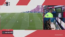 52' | Rigore per l'Atletico e rosso per Huijsen (Atletico Madrid-Real Madrid 0-0)