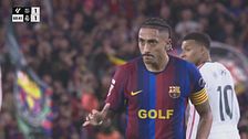 Raphinha in area non si fa pregare: apre il sinistro e pareggia El Clasico