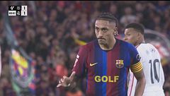 Raphinha in area non si fa pregare: apre il sinistro e pareggia El Clasico