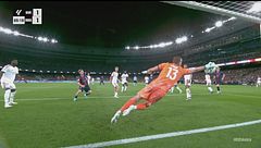 Lunin, parata irreale: "Ma chi è, Courtois?"