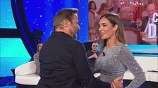 L'ingresso di Gigi D'Alessio, Flavia Pennetta e Christian De Sica