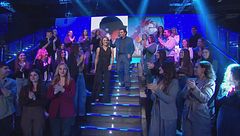 Deborah Compagnoni e Alberto Tomba entrano in studio