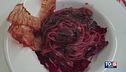 Tagliatelle all'enantio con radicchio rosso e speck croccante