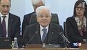 Mattarella "Serve rispetto tra istituzioni"