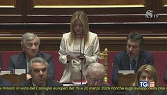 Meloni in Senato: "Non siamo in guerra e non vogliamo entrarci"