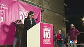Più vicine sulla guerra lontane sul referendum