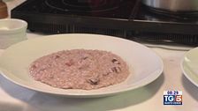 Risotto ciliegie e Morlacco del Grappa