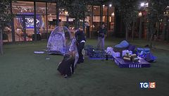 GF Vip, prima notte nella casa per 4 concorrenti