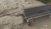Neve, pioggia e frane. Crolla ponte in Molise
