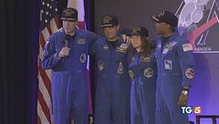 Accoglienza trionfale per equipaggio Artemis