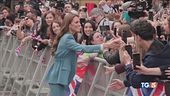 Kate a Reggio Emilia sorrisi e semplicità