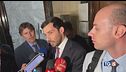 Davide abbraccia i suoi aggressori
