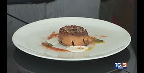 Cannellone ripieno con melanzana e burrata