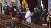 Leone XIV a Madrid: pace un'esigenza morale