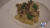 Pasta con carciofi e pecorino