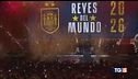 L'abbraccio di Madrid ai Campioni del mondo