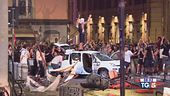 La guerriglia dopo le proteste