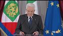 Mattarella: "La violenza è un virus letale"