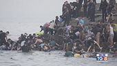Ceuta invasa: migliaia di migranti a nuoto