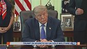 Quel volo militare per proteggere Trump