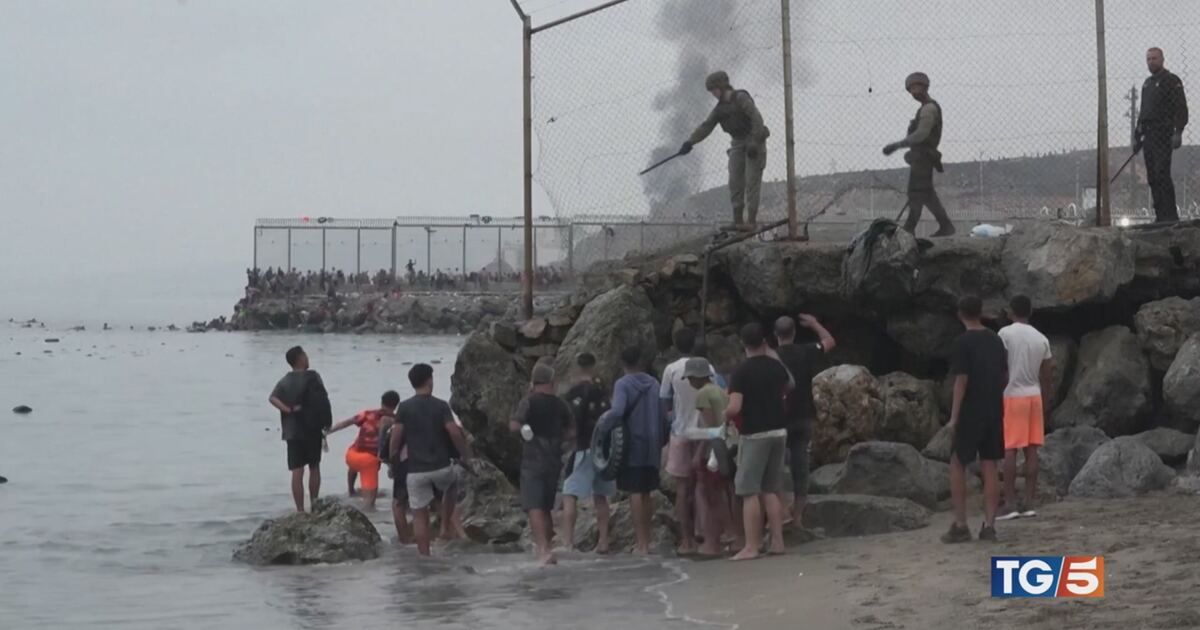 TG5: Ceuta, assalto evitato. 