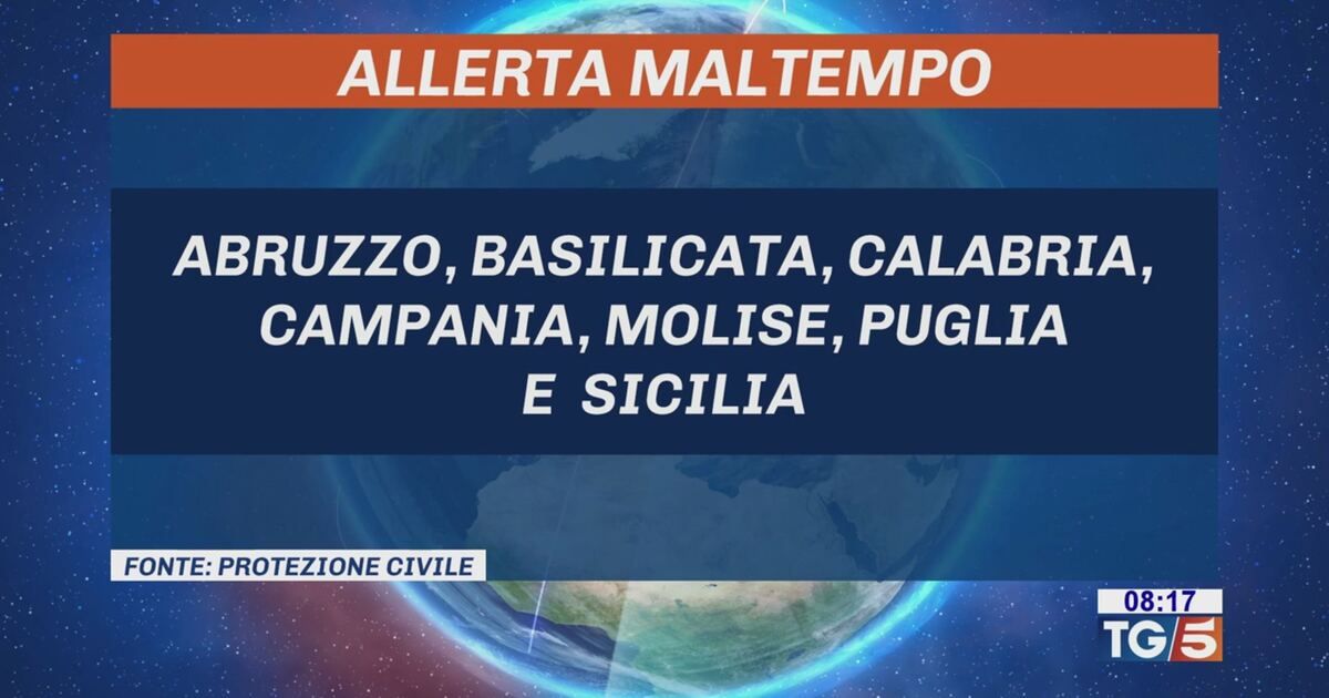 TG5: Pioggia e fulmini, maltempo in Italia Video | Mediaset Infinity