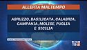 Pioggia e fulmini, maltempo in Italia