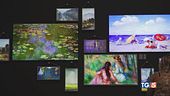La tv opera d'arte che regola la casa smart
