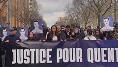 Marcia per Quentin, Lione blindata