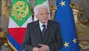 Mattarella, "Una guerra sanguinaria"