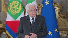 Mattarella, "Una guerra sanguinaria"