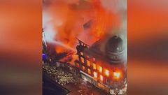 Glasgow, la stazione in fiamme