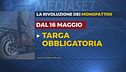 Monopattini, la targa è obbligatoria