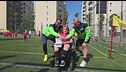 Michele, arbitro in sedia a rotelle