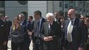 L'abbraccio di Mattarella e Meloni