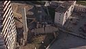 Scampia, crollo nella Vela Rossa