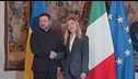 Meloni, "Coi volenterosi per Kiev"