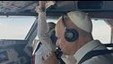 Il Papa in cabina di pilotaggio
